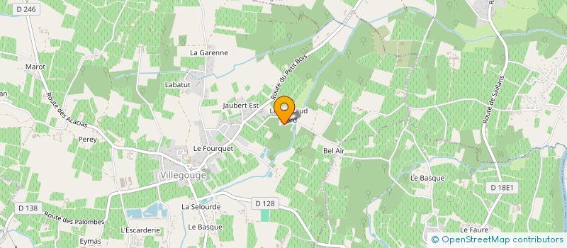 localisation de l'entreprise MONSIEUR THIERRY CHAILLOU  VILLEGOUGE