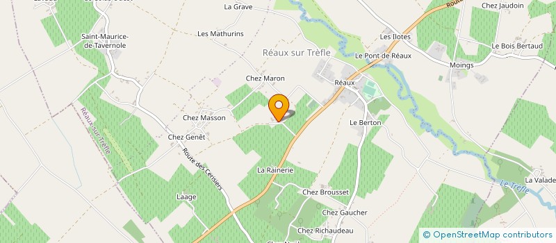 localisation de l'entreprise MONSIEUR THIERRY CHAINIER à REAUX SUR TREFLE