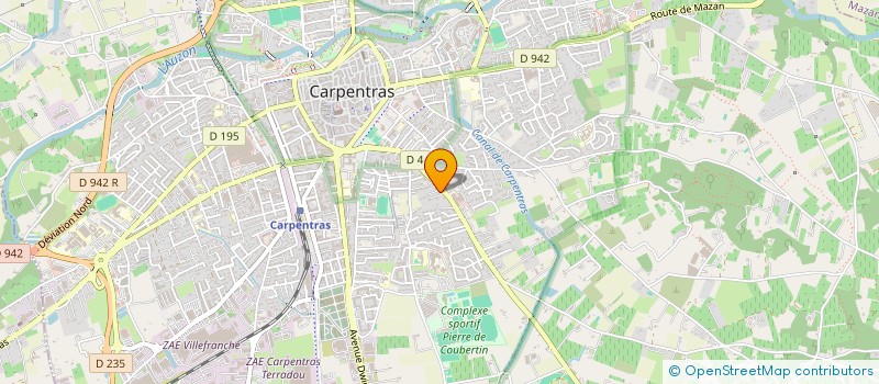 localisation de l'entreprise MONSIEUR THIERRY CHALEAS  CARPENTRAS