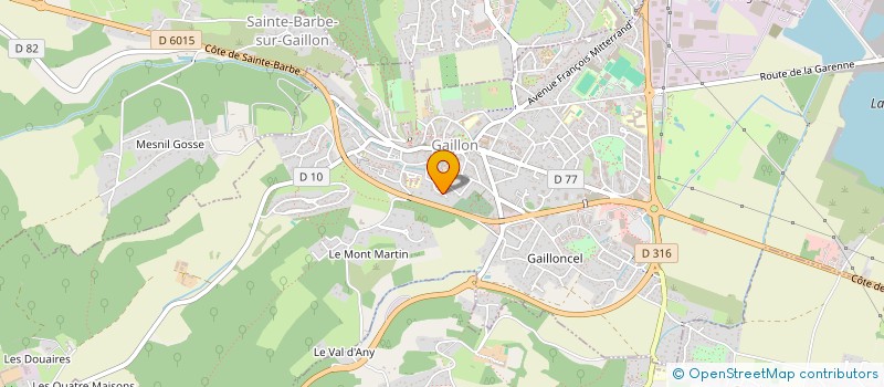 localisation de l'entreprise MONSIEUR THIERRY CHAMBENOIS  LE VAL D'HAZEY