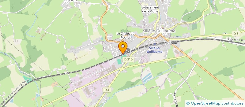 localisation de l'entreprise MONSIEUR THIERRY CHAMPION  SILLE-LE-GUILLAUME