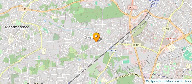 localisation de l'entreprise MONSIEUR THIERRY CHANCELIER  GROSLAY