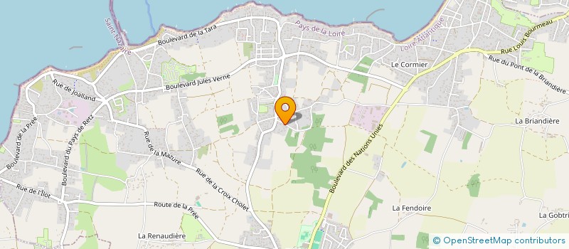 localisation de l'entreprise MONSIEUR THIERRY CHANSON à LA PLAINE-SUR-MER