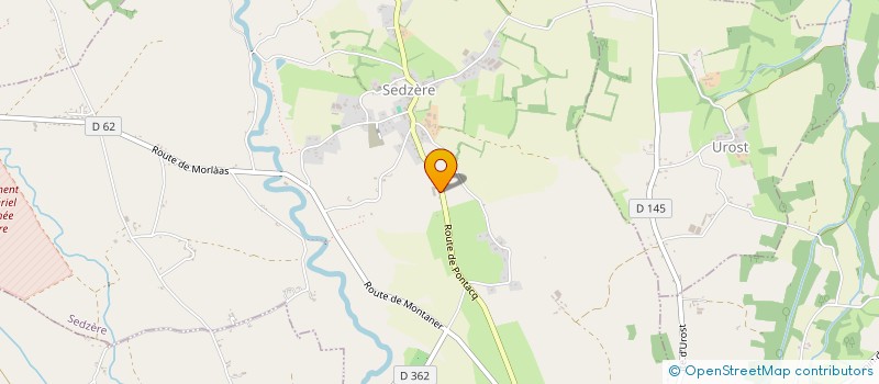 localisation de l'entreprise MONSIEUR THIERRY CHANTECLE  SEDZERE