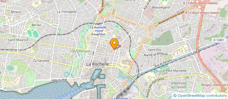 localisation de l'entreprise MONSIEUR THIERRY CHANUT à LA ROCHELLE