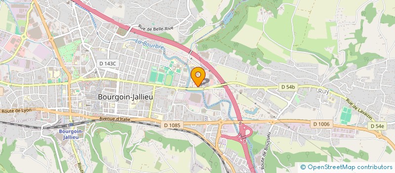 localisation de l'entreprise MONSIEUR THIERRY CHANUT à BOURGOIN-JALLIEU