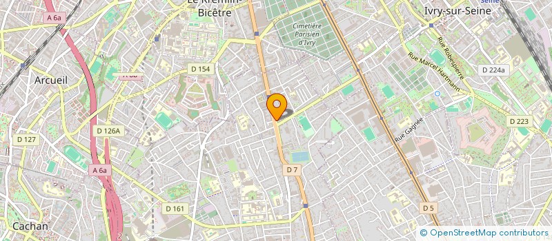 localisation de l'entreprise MONSIEUR THIERRY CHAOUAT  VILLEJUIF