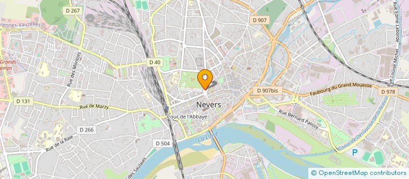 localisation de l'entreprise MONSIEUR THIERRY CHAPEAU à NEVERS