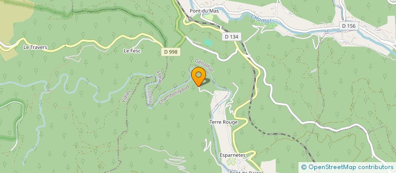 localisation de l'entreprise MONSIEUR THIERRY CHAPON  CHAMBORIGAUD