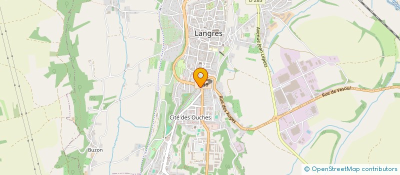 localisation de l'entreprise MONSIEUR THIERRY CHAPUIS à LANGRES