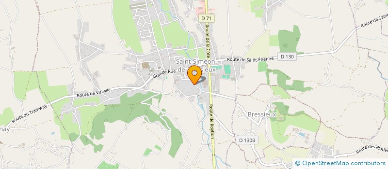 localisation de l'entreprise MONSIEUR THIERRY CHARAMEL  SAINT-SIMEON-DE-BRESSIEUX