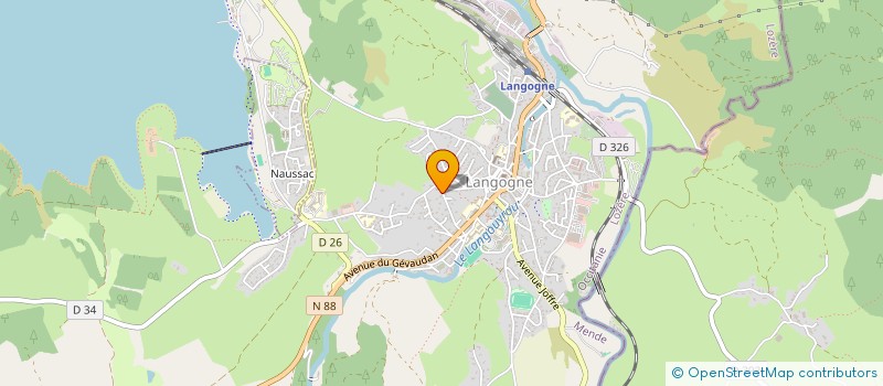 localisation de l'entreprise MONSIEUR THIERRY CHARAMOND  LANGOGNE