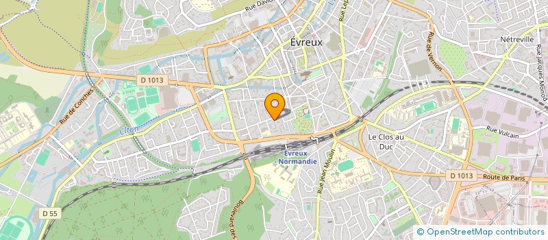 localisation de l'entreprise MONSIEUR THIERRY CHARLEMAGNE  EVREUX