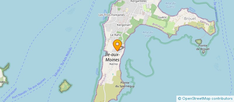 localisation de l'entreprise MONSIEUR THIERRY CHARLES MONTORIOL à ILE-AUX-MOINES