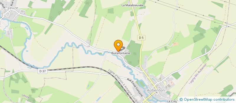localisation de l'entreprise MONSIEUR THIERRY CHARLIER à AUBENTON