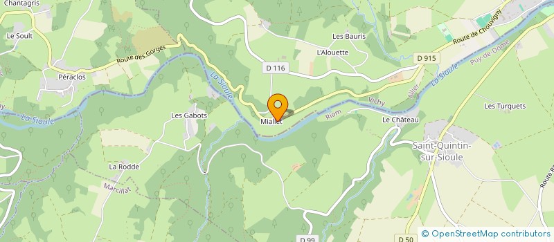 localisation de l'entreprise MONSIEUR THIERRY CHARMANT  EBREUIL