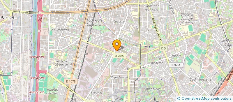 localisation de l'entreprise MONSIEUR THIERRY CHARPENAY à GRENOBLE