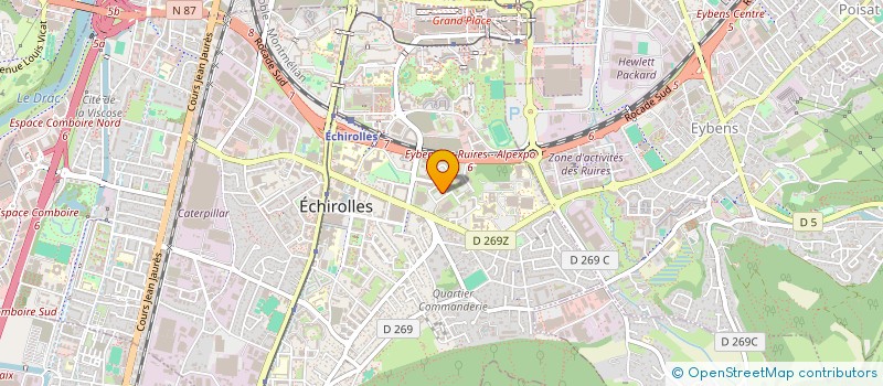 localisation de l'entreprise MONSIEUR THIERRY CHARRE  ECHIROLLES