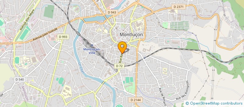 localisation de l'entreprise MONSIEUR THIERRY CHARRET à MONTLUCON