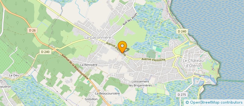 localisation de l'entreprise MONSIEUR THIERRY CHARRIER à LE CHATEAU-D'OLERON