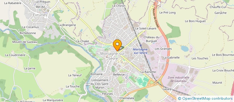 localisation de l'entreprise MONSIEUR THIERRY CHARRIER  MORTAGNE-SUR-SEVRE