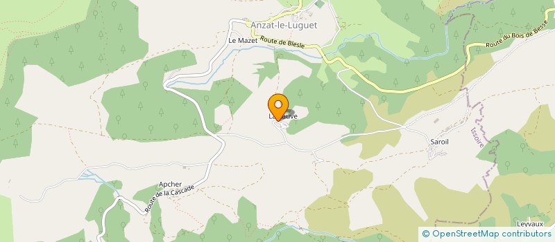 localisation de l'entreprise MONSIEUR THIERRY CHARROIN à ANZAT-LE-LUGUET