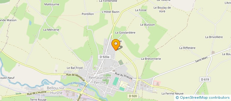 localisation de l'entreprise MONSIEUR THIERRY CHARRON à REMALARD-EN-PERCHE