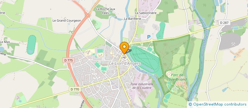 localisation de l'entreprise MONSIEUR THIERRY CHARTIER  LE LION-D'ANGERS