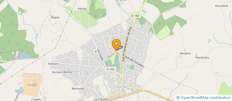 localisation de l'entreprise MONSIEUR THIERRY CHARTIER  SURZUR