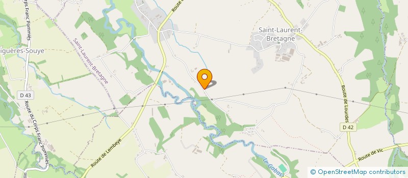 localisation de l'entreprise MONSIEUR THIERRY CHARTIER  SAINT-LAURENT-BRETAGNE