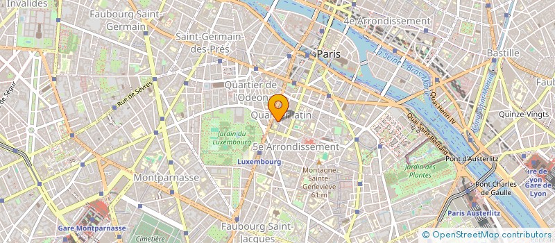 localisation de l'entreprise MONSIEUR THIERRY CHARUEL  PARIS