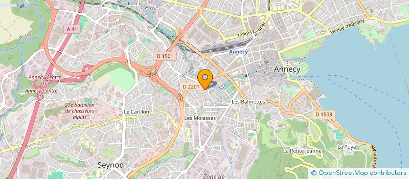 localisation de l'entreprise MONSIEUR THIERRY CHASSAGNEUX  ANNECY
