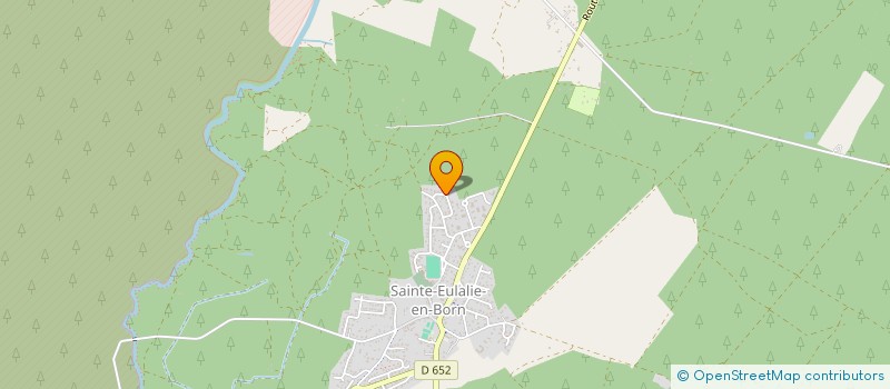 localisation de l'entreprise MONSIEUR THIERRY CHASSAING  SAINTE-EULALIE-EN-BORN