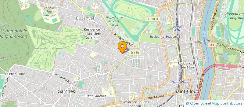 localisation de l'entreprise MONSIEUR THIERRY CHASSAT à GARCHES