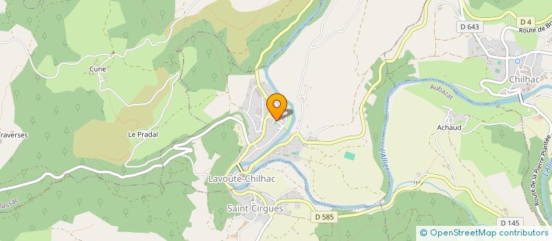 localisation de l'entreprise MONSIEUR THIERRY CHASTEL  SAINT-PRIVAT-DU-DRAGON