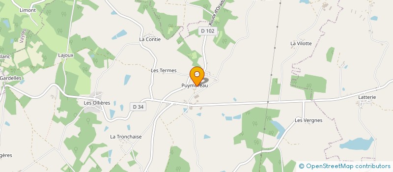 localisation de l'entreprise MONSIEUR THIERRY CHATELIER  ORADOUR-SUR-VAYRES