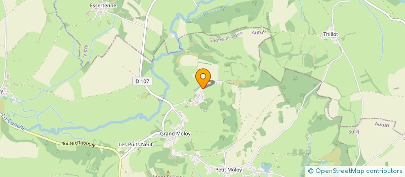 localisation de l'entreprise MONSIEUR THIERRY CHATELOT  SAINT-LEGER-DU-BOIS