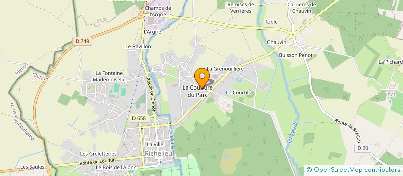localisation de l'entreprise MONSIEUR THIERRY CHAUBET à CHAVEIGNES