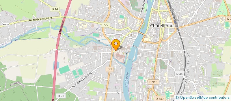 localisation de l'entreprise MONSIEUR THIERRY CHAUVEAU à CHATELLERAULT