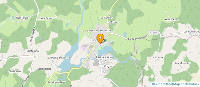 localisation de l'entreprise MONSIEUR THIERRY CHAUVEAU  MEUZAC