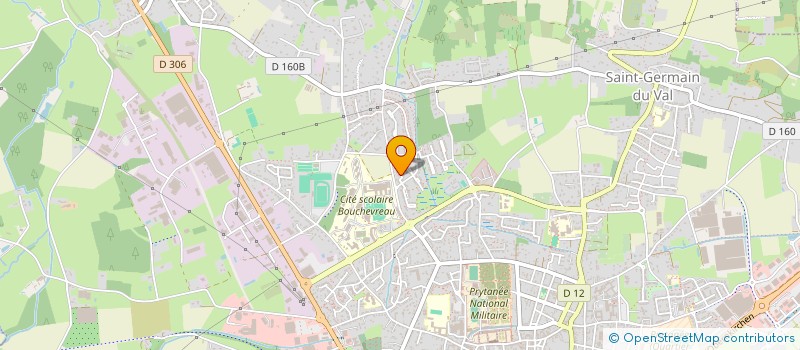 localisation de l'entreprise MONSIEUR THIERRY CHAUVELIER  LA FLECHE