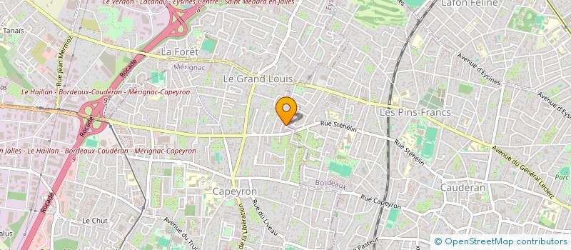 localisation de l'entreprise MONSIEUR THIERRY CHAUVET  MERIGNAC