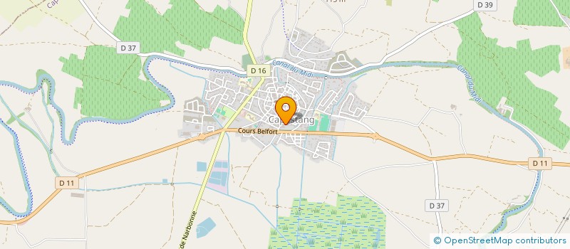 localisation de l'entreprise MONSIEUR THIERRY CHAZOTTES  CAPESTANG