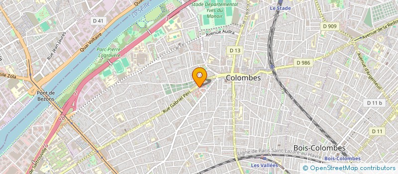 localisation de l'entreprise MONSIEUR THIERRY CHEMIN à COLOMBES