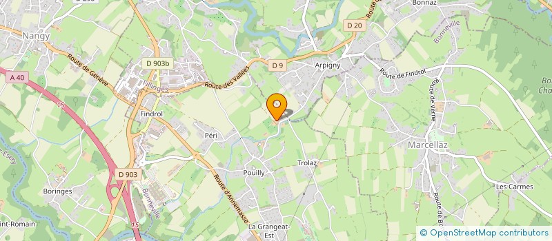localisation de l'entreprise MONSIEUR THIERRY CHENEVAL PALLUD à CONTAMINE-SUR-ARVE
