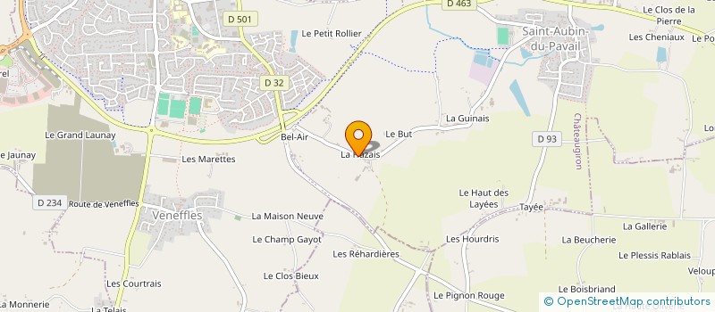 localisation de l'entreprise MONSIEUR THIERRY CHESNAIS  CHATEAUGIRON