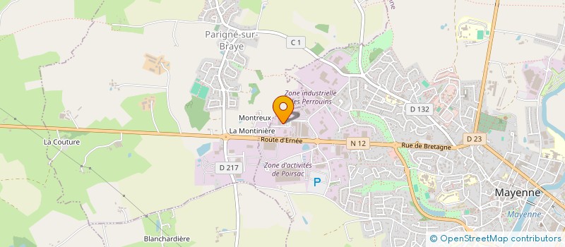 localisation de l'entreprise MONSIEUR THIERRY CHESNEAU  SAINT-GEORGES-BUTTAVENT