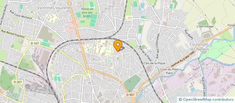 localisation de l'entreprise MONSIEUR THIERRY CHESNEAU à NEVERS