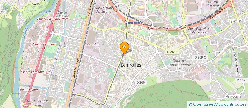 localisation de l'entreprise MONSIEUR THIERRY CHEVALIER à ECHIROLLES