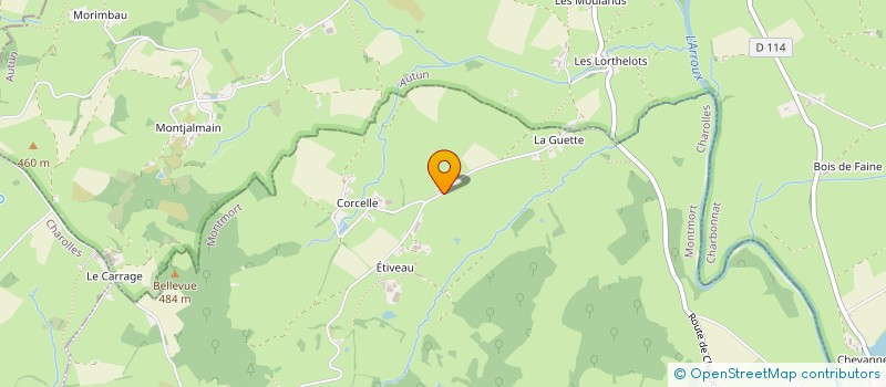 localisation de l'entreprise MONSIEUR THIERRY CHEVRIER  CUZY